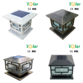 Oriental style solar garden light, LED garden pillar light, solar fence light, solar post light